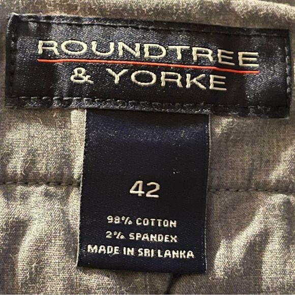 ⚫️⚫️⚫️ Roundtree & Yourke Casuals Flat Front Shorts 7” Inseam - Picture 4 of 7